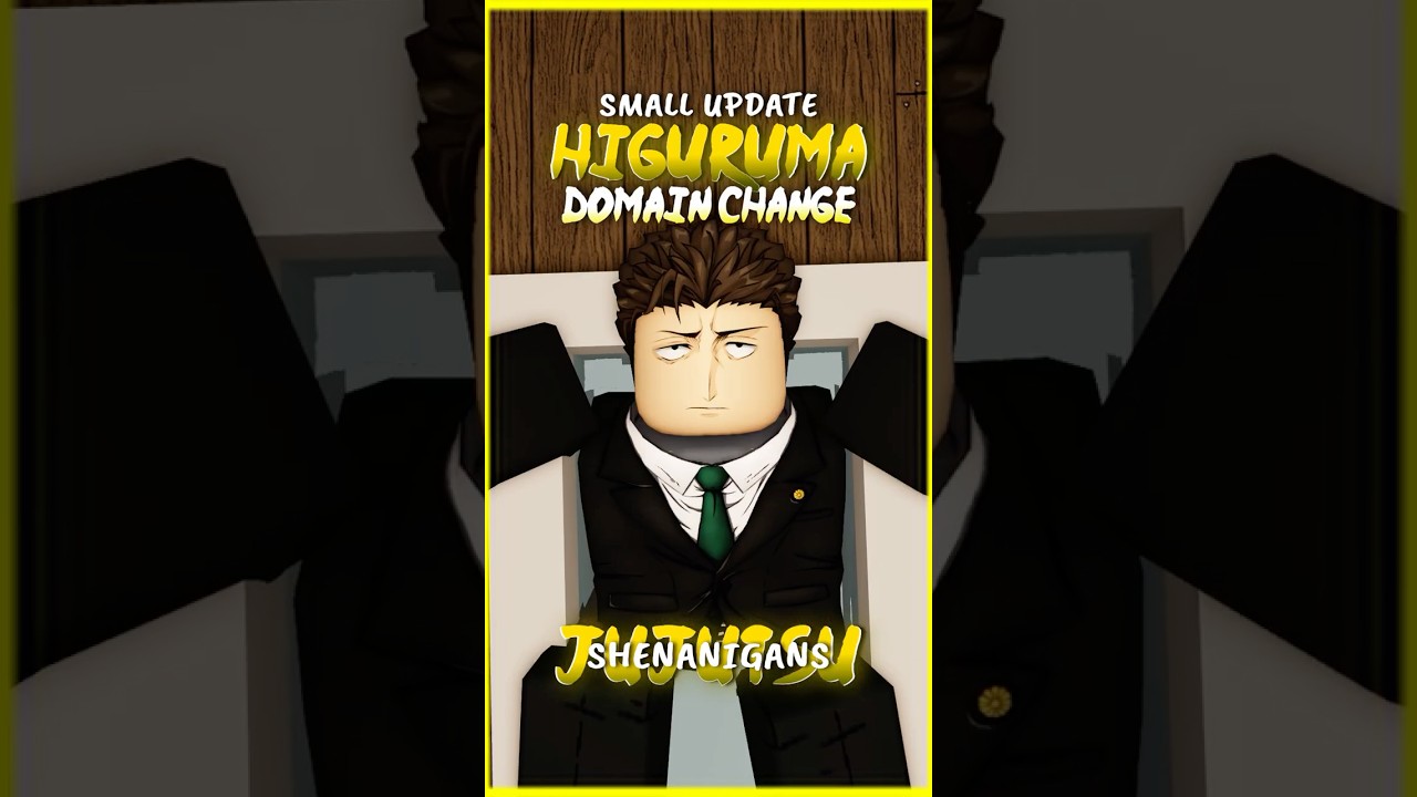 NEW HIGURUMA DOMAIN IN JJS SMALL UPDATE #jujutsushenanigans #roblox #jjkgame #update