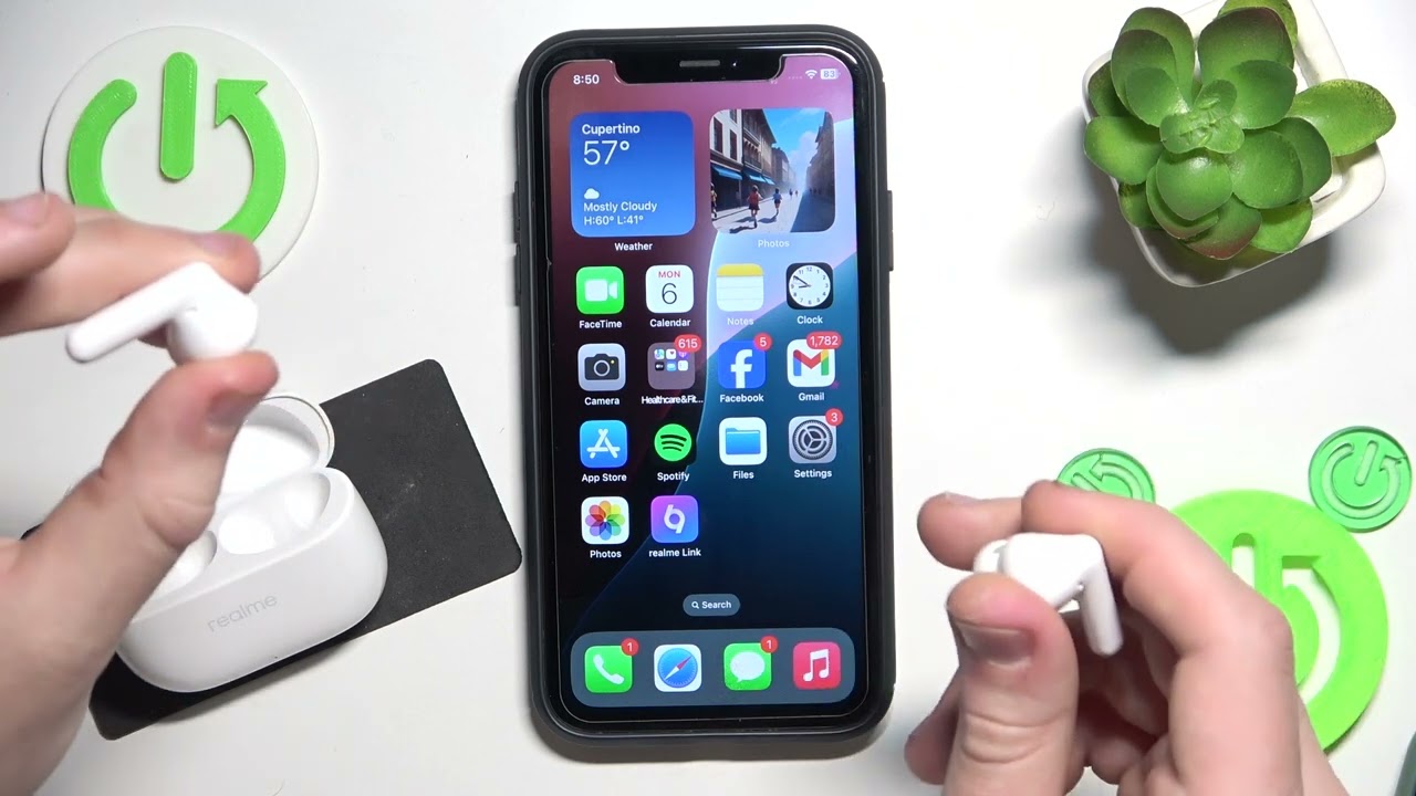 REALME Buds T310 — предварительный просмотр всех жестов управления