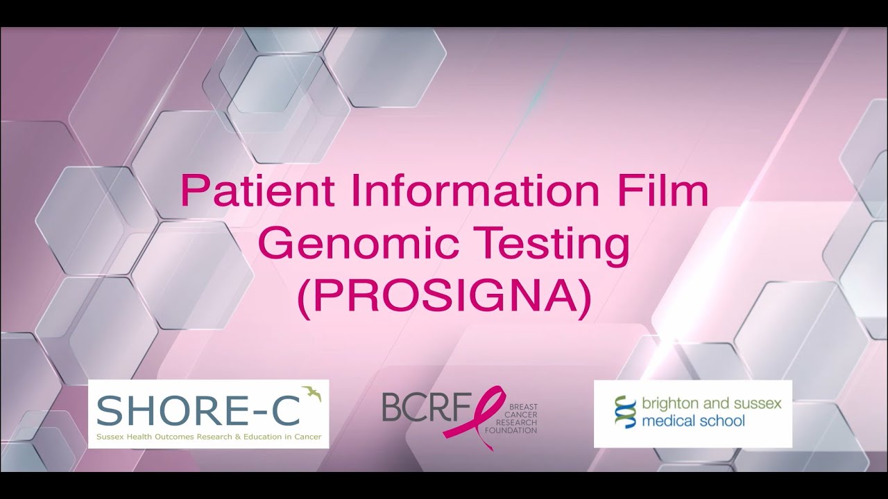 Understanding your Prosigna test results: A short information film for patients (English)