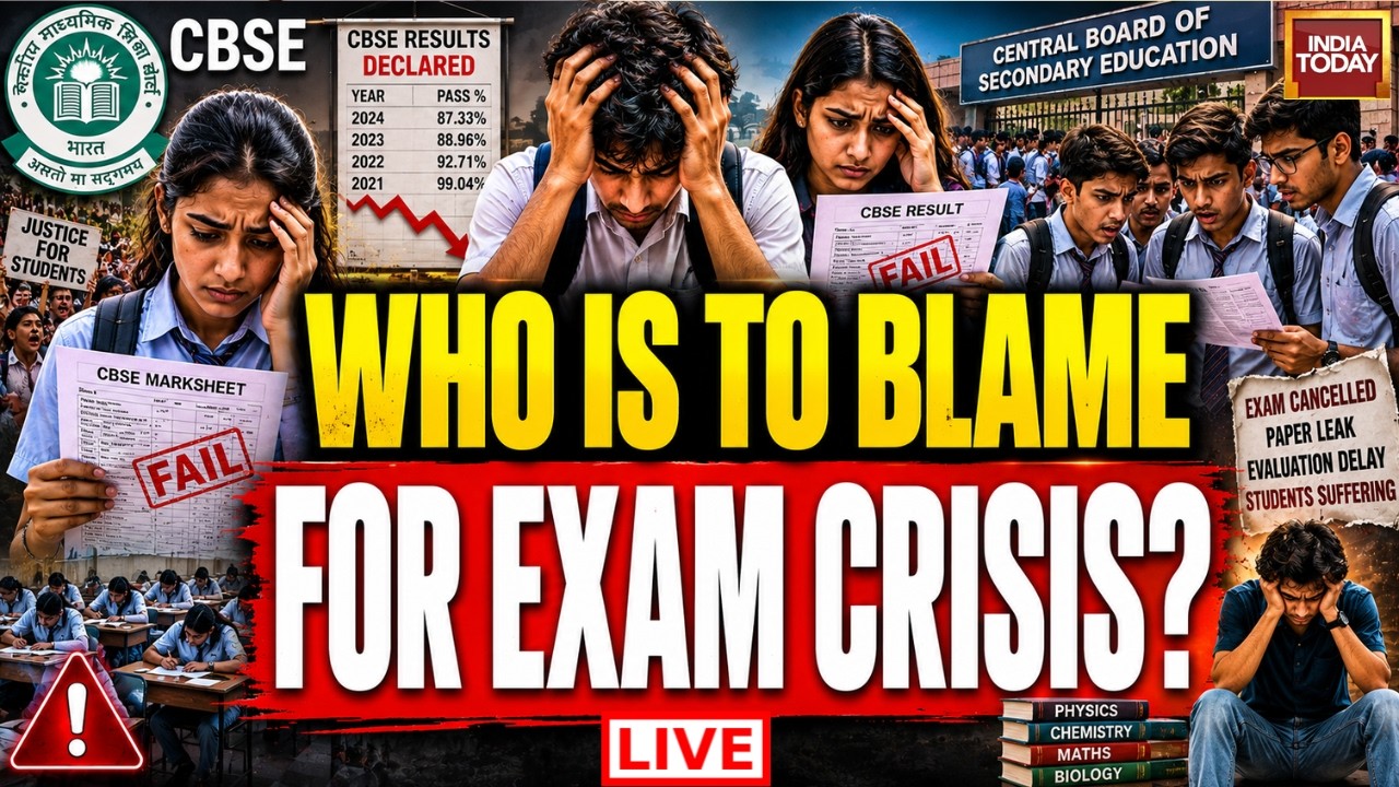 Экзаменационный кризис в прямом эфире: от CBSE до NEET, как поколение Z оценивает экзаменационный...