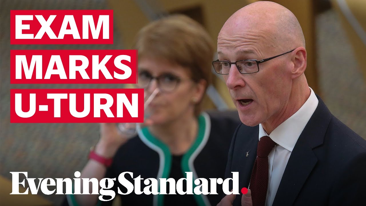 Scottish school pupils to receive original exam marks estimated by teachers