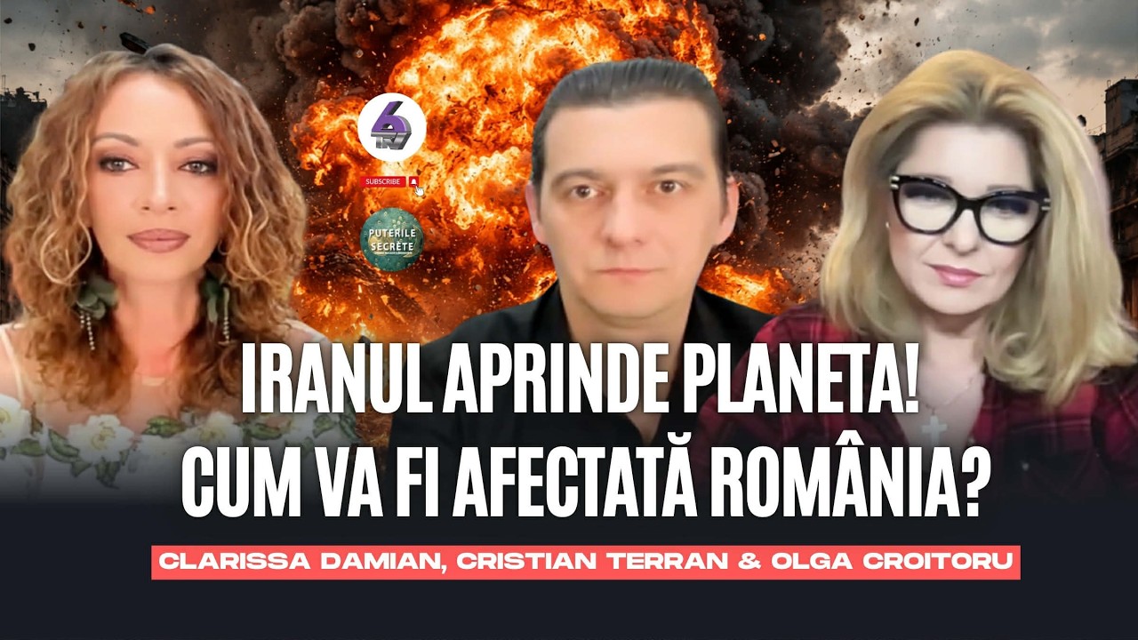 IRANUL APRINDE PLANETA! CUM VA FI AFECTATĂ ROM&Acirc;NIA?- CU CRISTIAN TERRAN ȘI CLARISSA DAMIAN