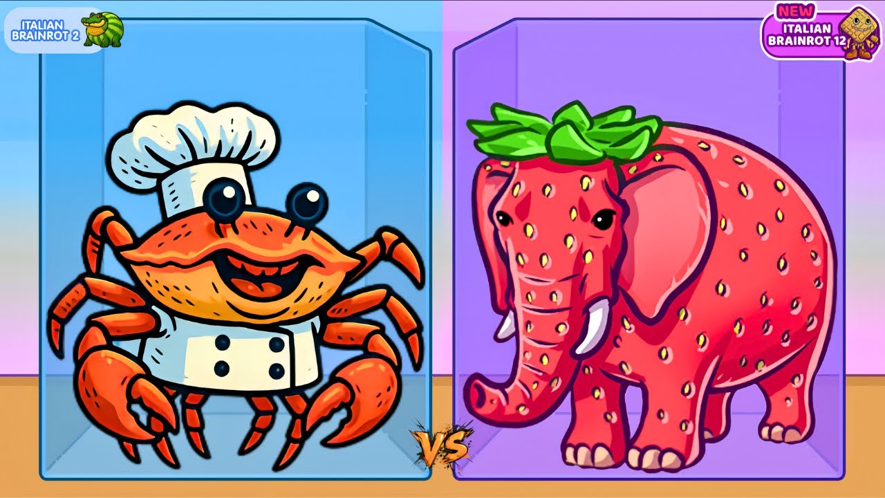 Merge Fellas ITALIAN BRAINROT 02 vs BRAINROT 12 ⁉️ Boss + Boss I New Update - Reaching Max Level!