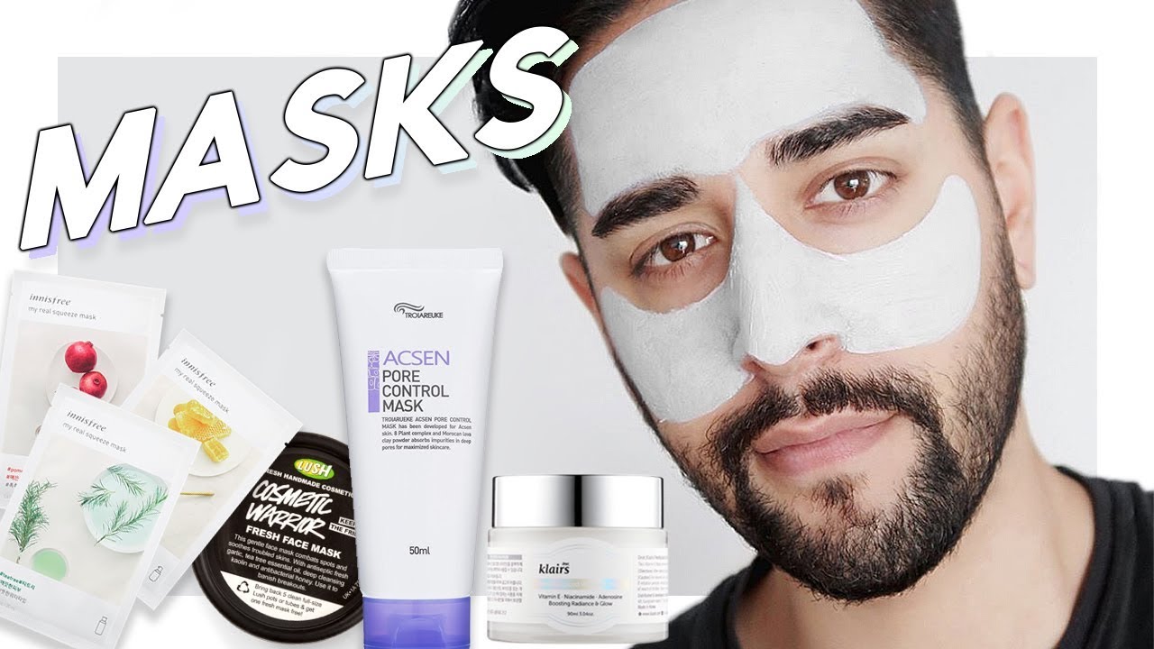 Top 5 Face Masks! Sheet Mask, Clay Mask, Peel Off Mask ✖  James Welsh
