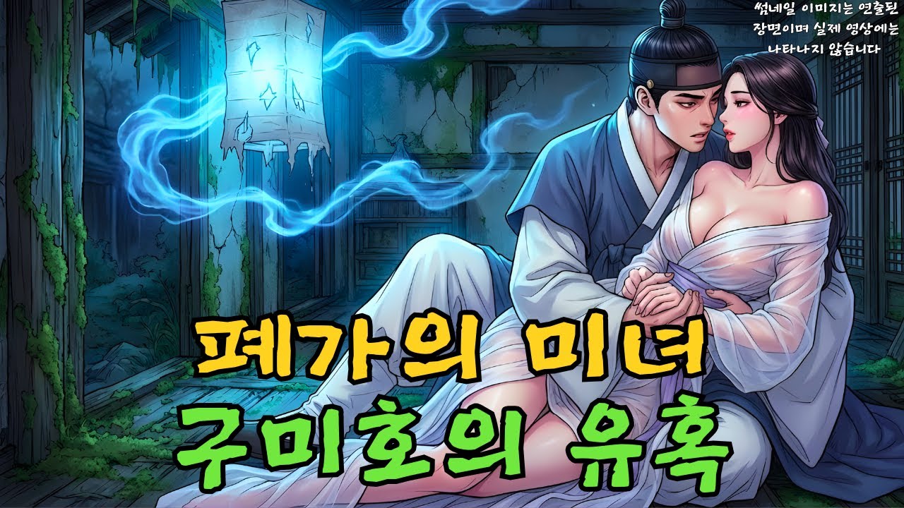 조선의 고고한 선비가 깊은 산속 폐가에 길을 잃고 눈부신 미색의 구미호에게 홀려 황홀하고도 오싹한 하룻밤을 보낸 슬픈 이야기 | 야담·민담·전설·설화·옛날이야기