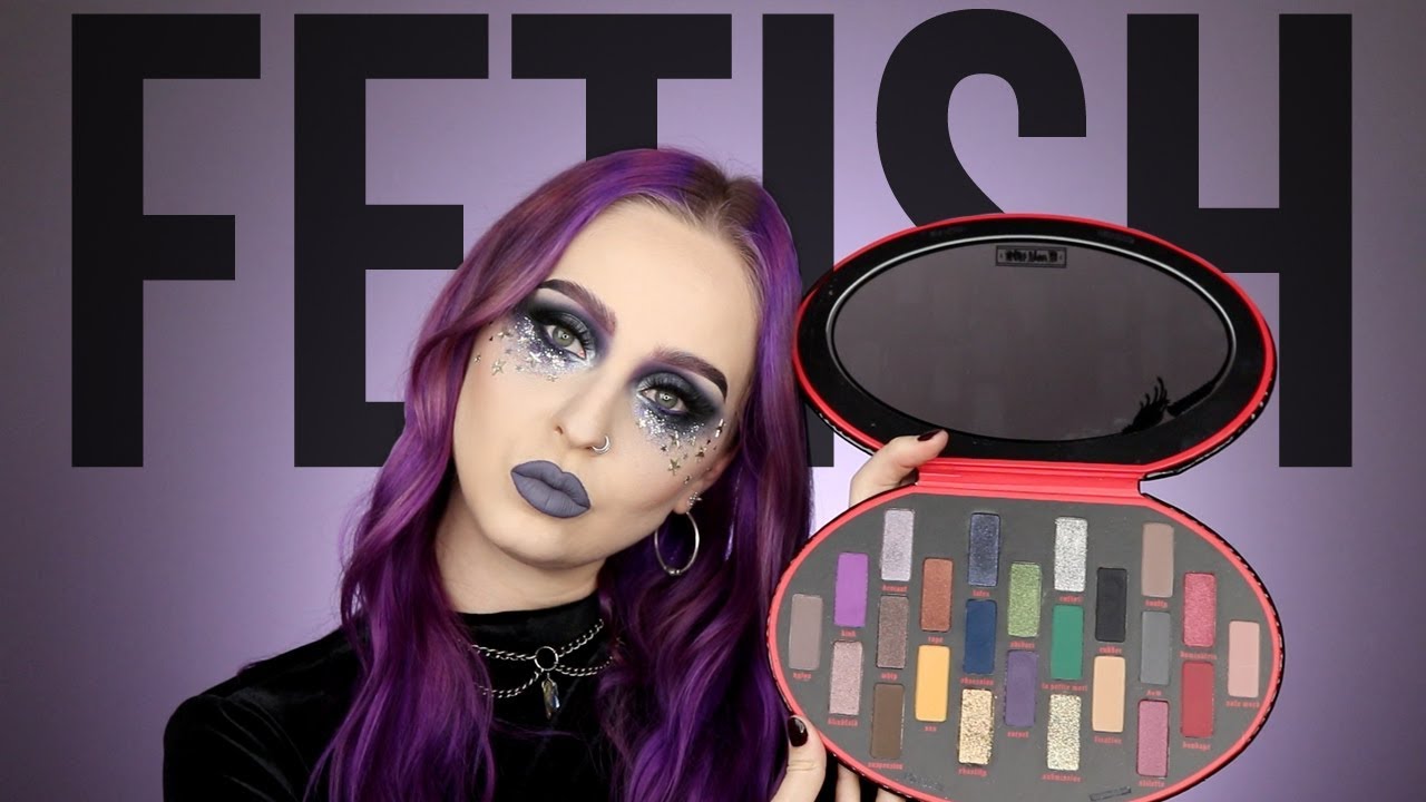 Makeup DARK pour les Fêtes avec la palette FETISH de Kat Von D