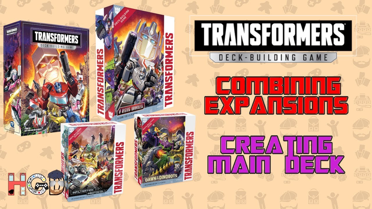 How to Combine All Sets & Create Main Deck | Transformers: The Deck Building Game
