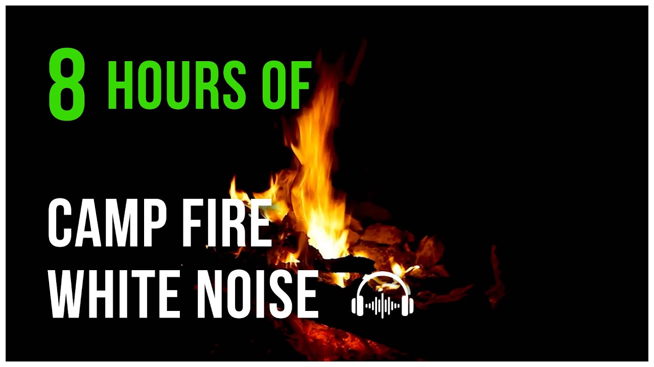 Camp Fire Ambience | 8 Hours of Soothing Nature #WhiteNoise
