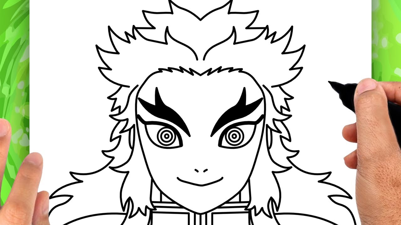 COMMENT DESSINER RENGOKU FACILEMENT | DESSIN DE RENGOKU FACILE