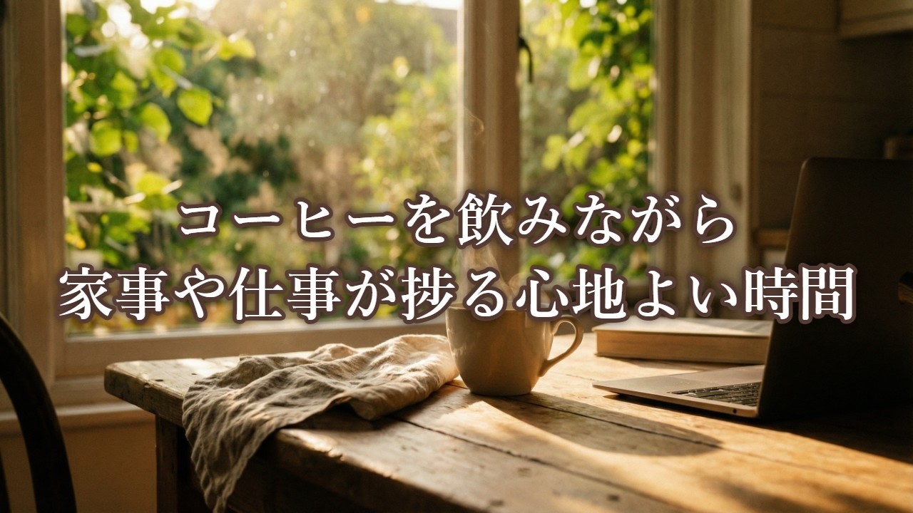 【作業用BGM】最高の朝を始める爽快ジャズBGM   コーヒーを飲みながら家事や仕事が捗る心地よい時間