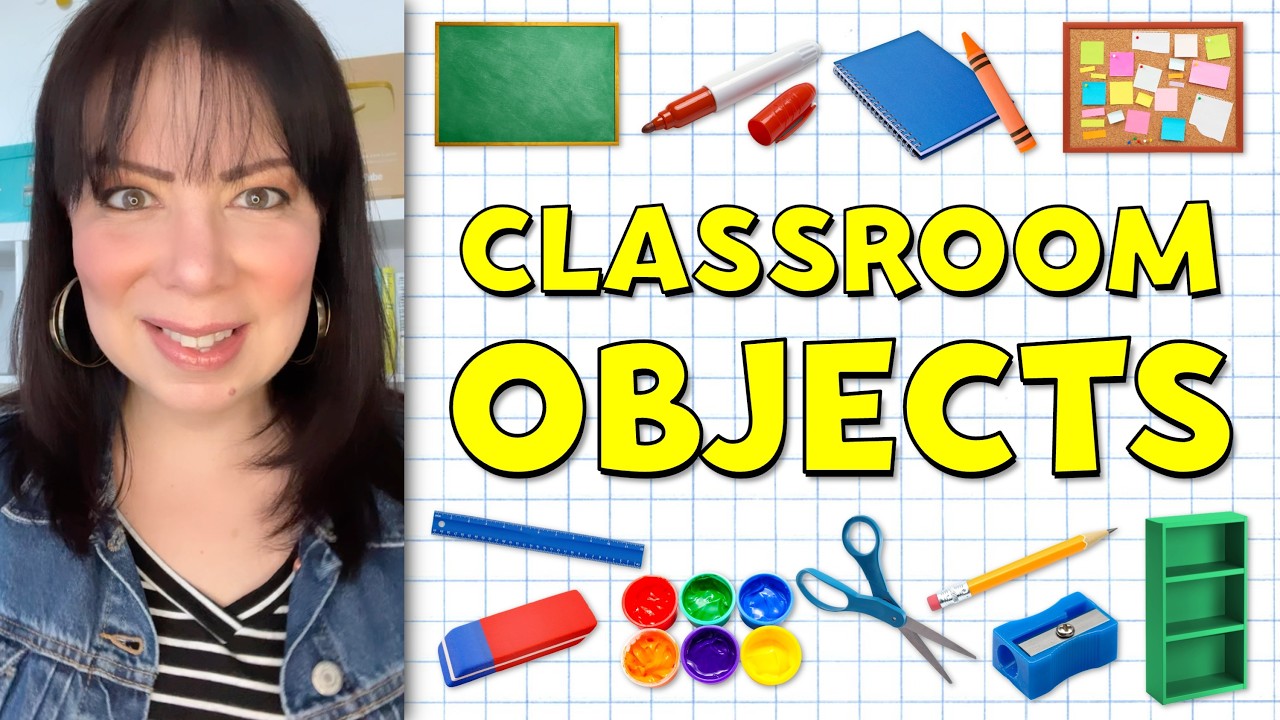Objetos del Salón de Clases en Inglés | Vocabulario y Pronunciación | Inglés para Principiantes
