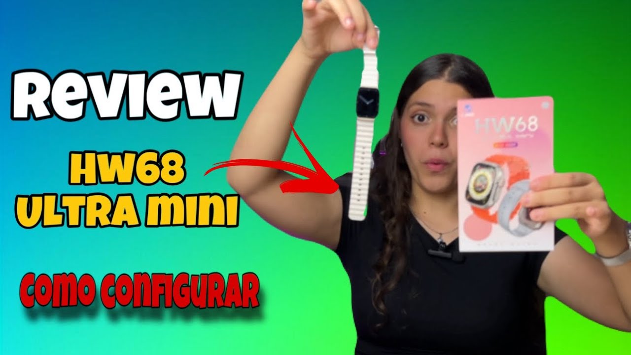 Smartwatch hw68 ultra mini 41mm | VALE A PENA? Review Completa