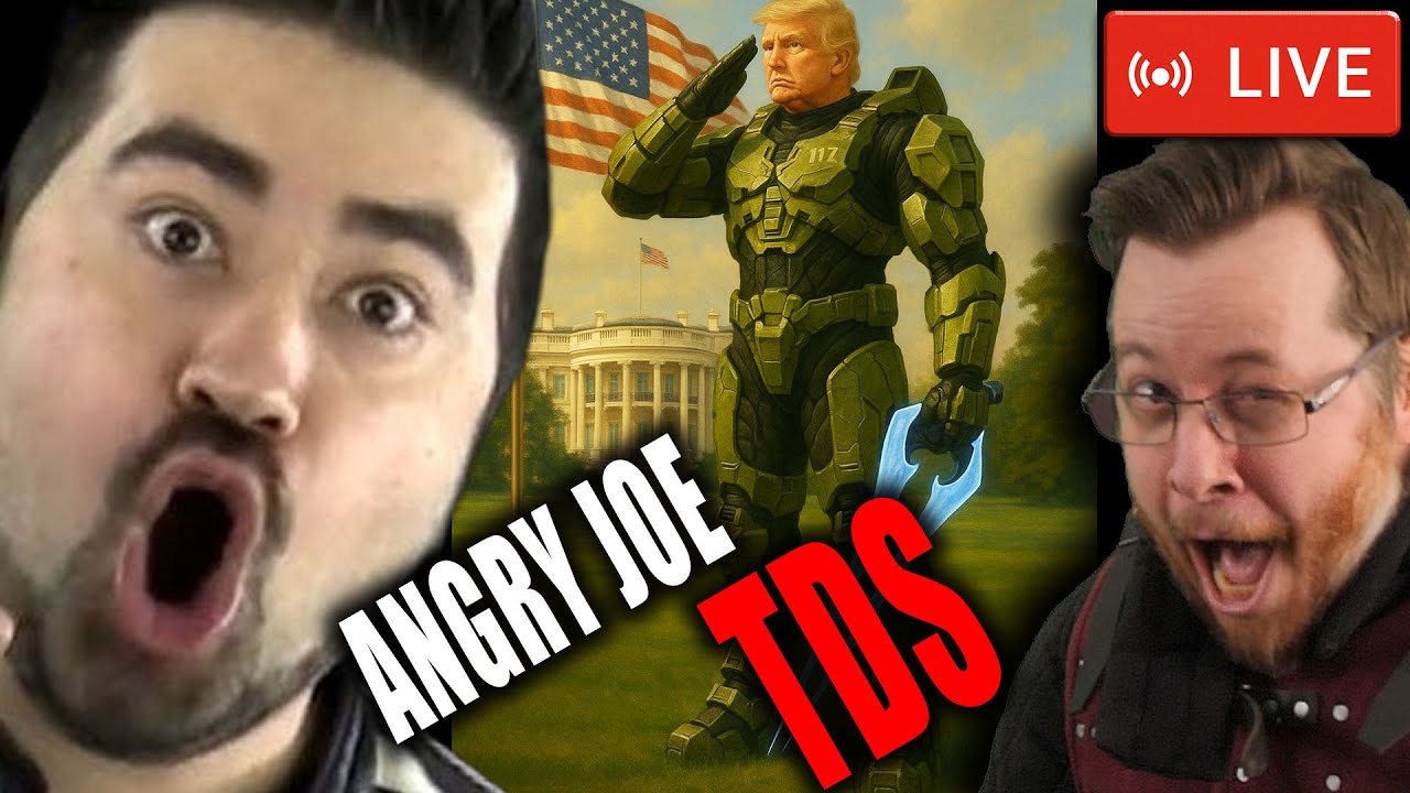 Angry Joe LOSES IT over trump HALO MEMES - the Emiru Mizkif situation is wild - THE CULTURE CRUSADE