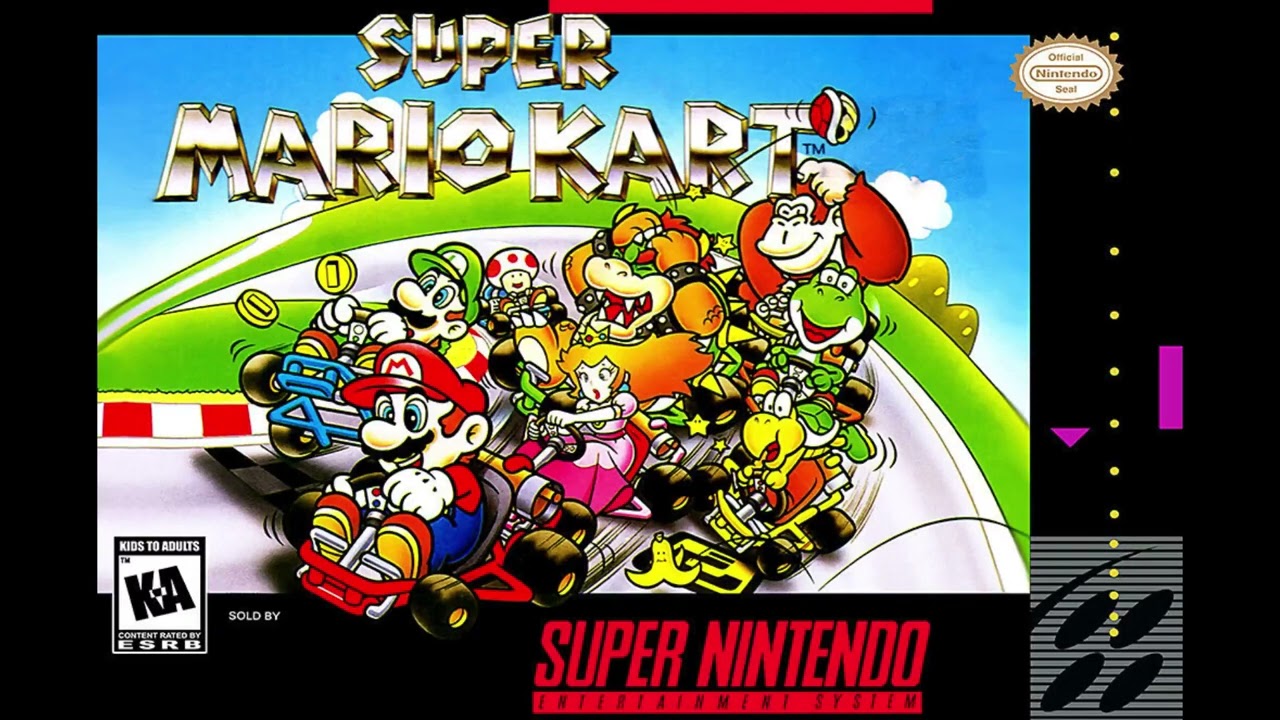 12 Rainbow Road Super Mario Kart (SNES) Soundtrack Rip (Soyo Oka) HQ