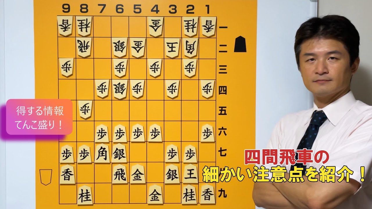 【全て大事】四間飛車の注意点を紹介！vol.156