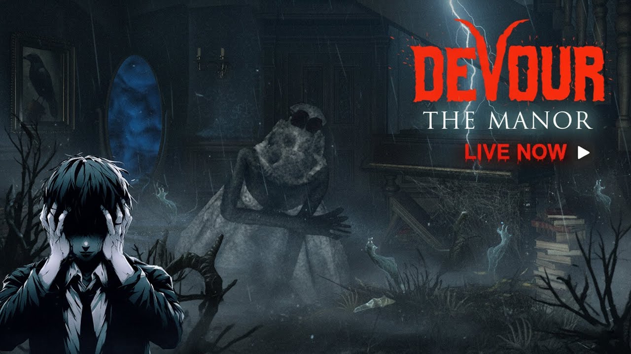 Scariest Night Ever😱 Devour The Manor Live With Friends | Anas Plays Live | #devour #devourthemanor