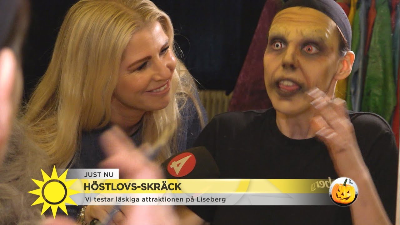 Skräck på Liseberg: ”Får en endorfinkick av att skrämmas” - Nyhetsmorgon (TV4)