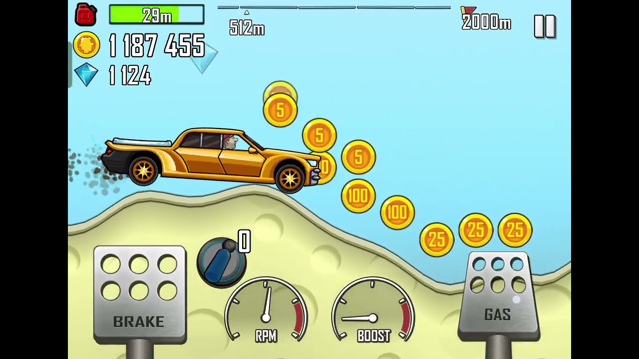Different truck in a single map #hillclimbracing3 #hillclimbracing #mobilegame #gaming 