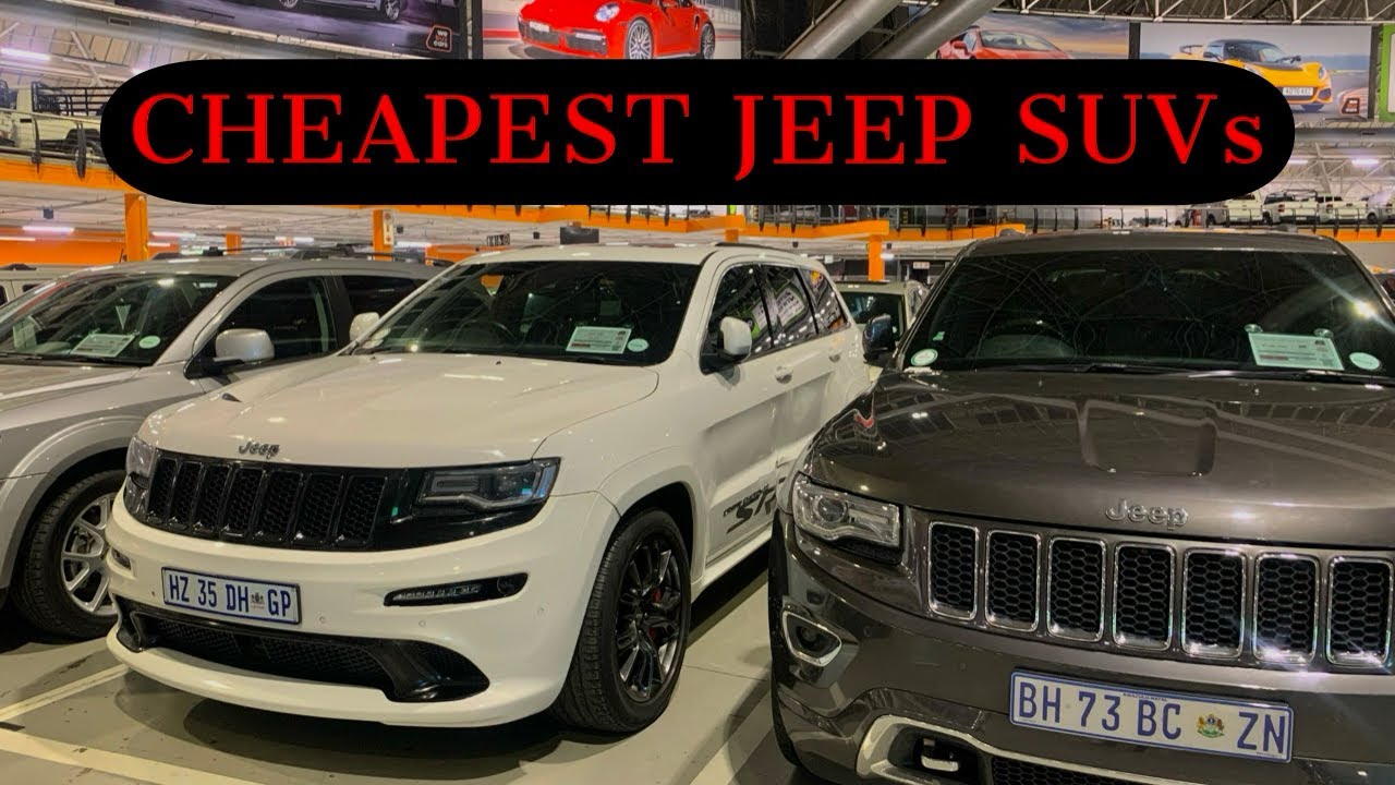 Самые дешевые внедорожники JEEP SRT на сайте webuycars в Южной Африке ОТ 75 000