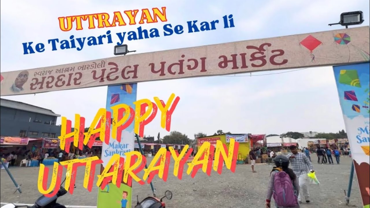 Uttrayan Shopping Vlog 🪁 | Kal Patang Udegi | Food + Masti | Full Enjoy 🎉