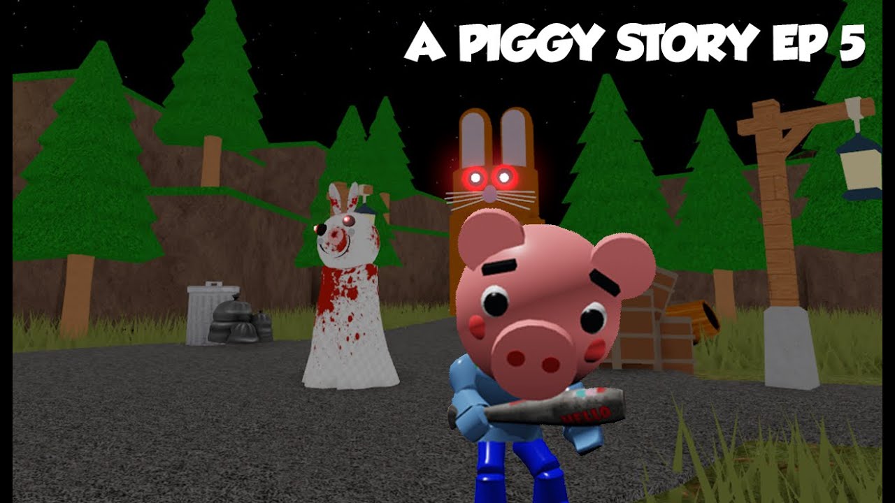 A PIGGY STORY EP 5 | GEORGE RESCUES BUNNY | PIGGY 2 GAME  called BUNNY |  ANIMATED RP ( Fan Made )