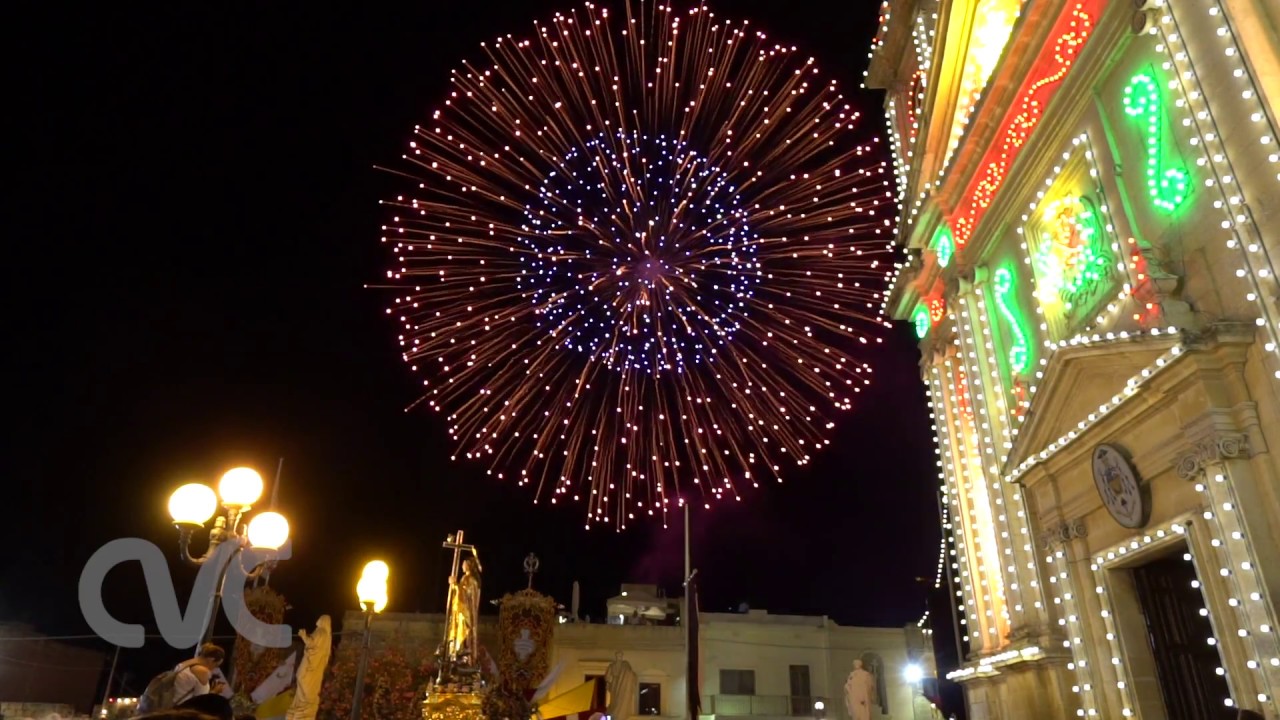 Spettaklu tal-logħob tan-nar tal-ajru - Festa Santa Margerita Sannat 2017