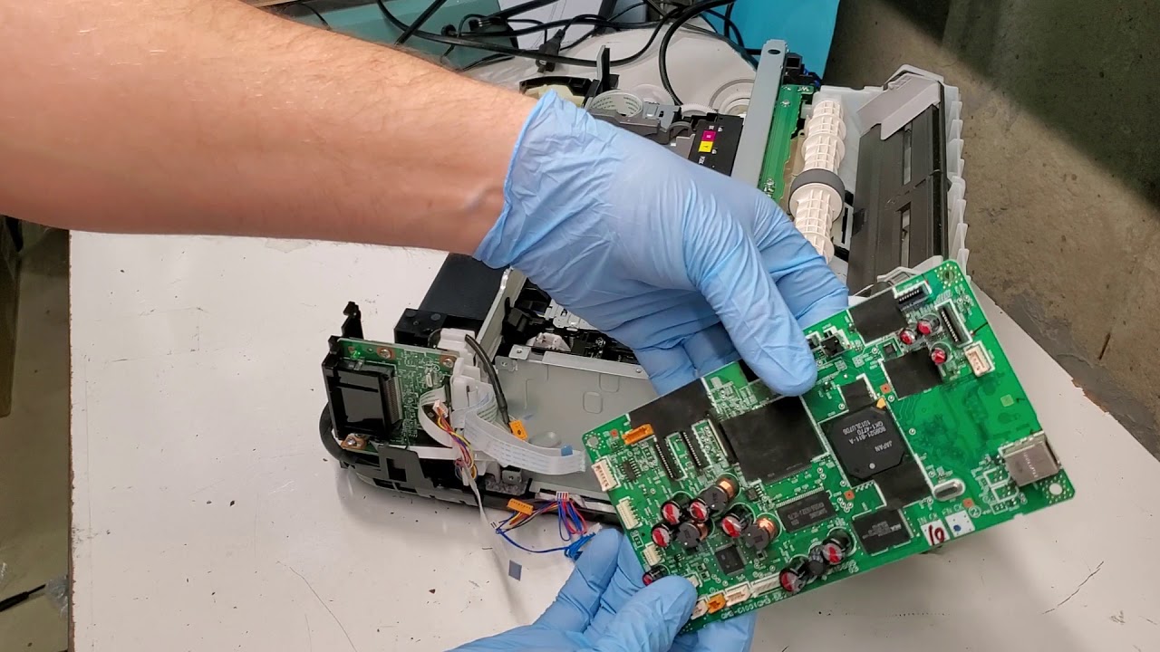 Taking apart Canon Pixma MP560 Printer for parts or repair
