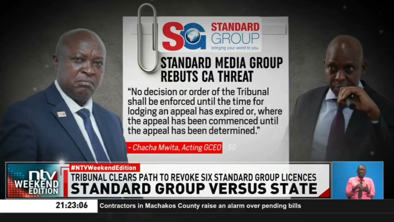 Standard Media Group fights back, says it will not be intimidated by Ruto's government