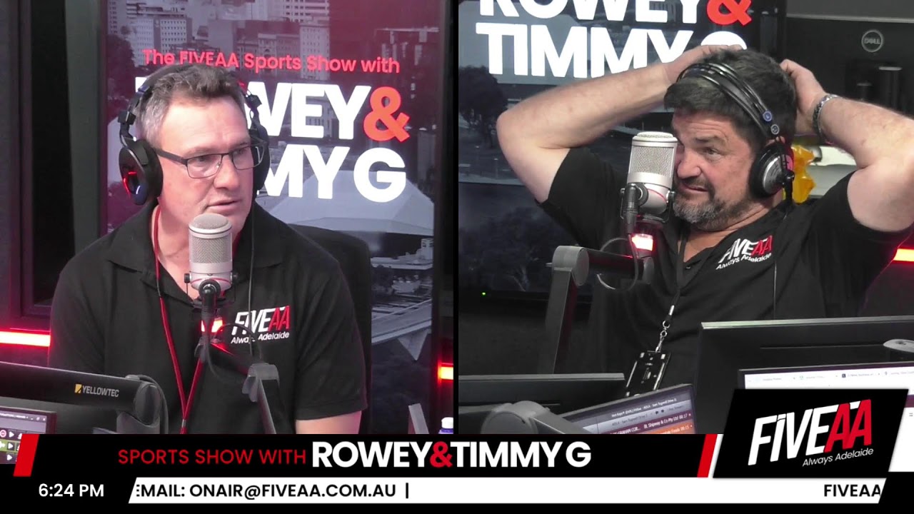 WATCH LIVE: Sports Show with Rowey & Timmy G