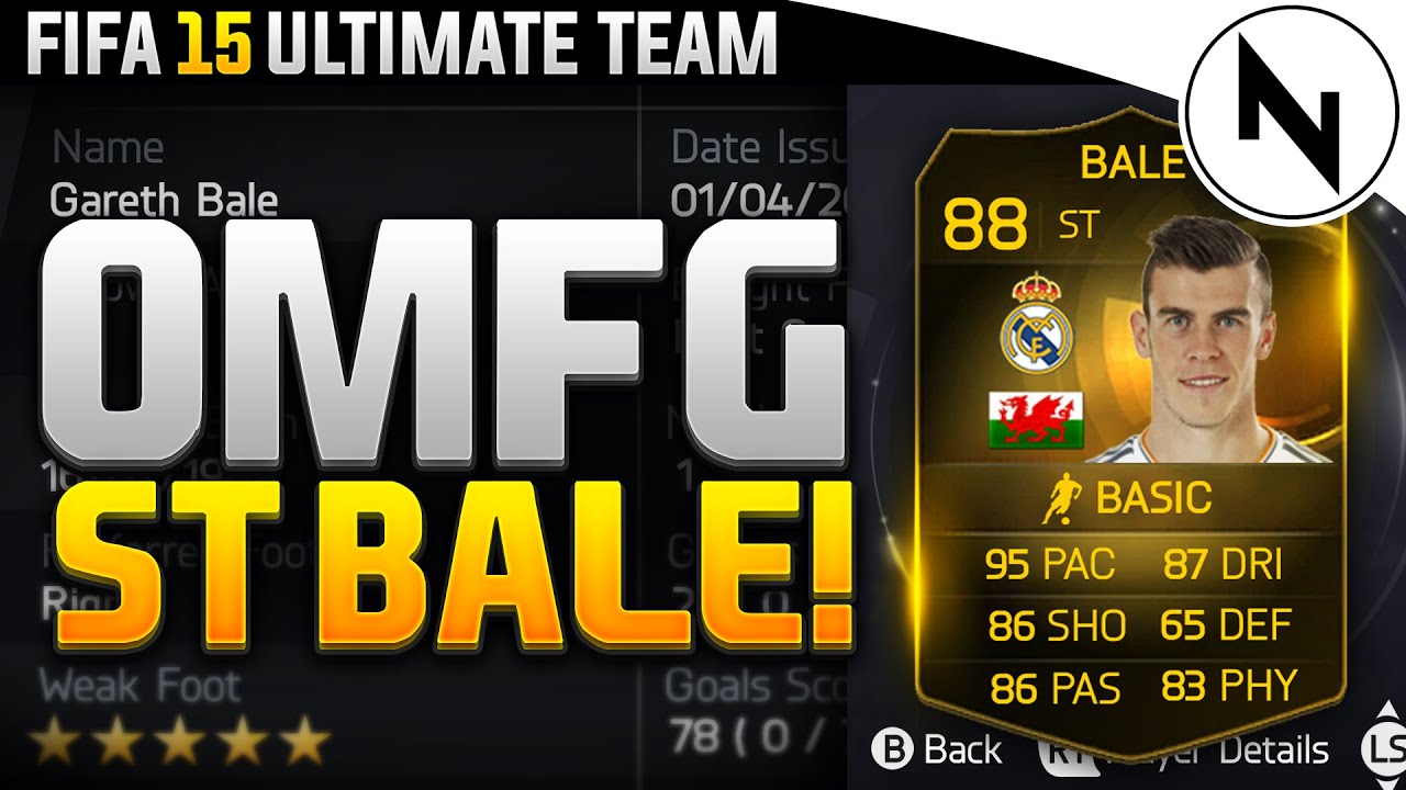 О боже, у меня есть Бэйл!! - 88-й номер Бэйл в отличной форме - FIFA 15 Ultimate Team
