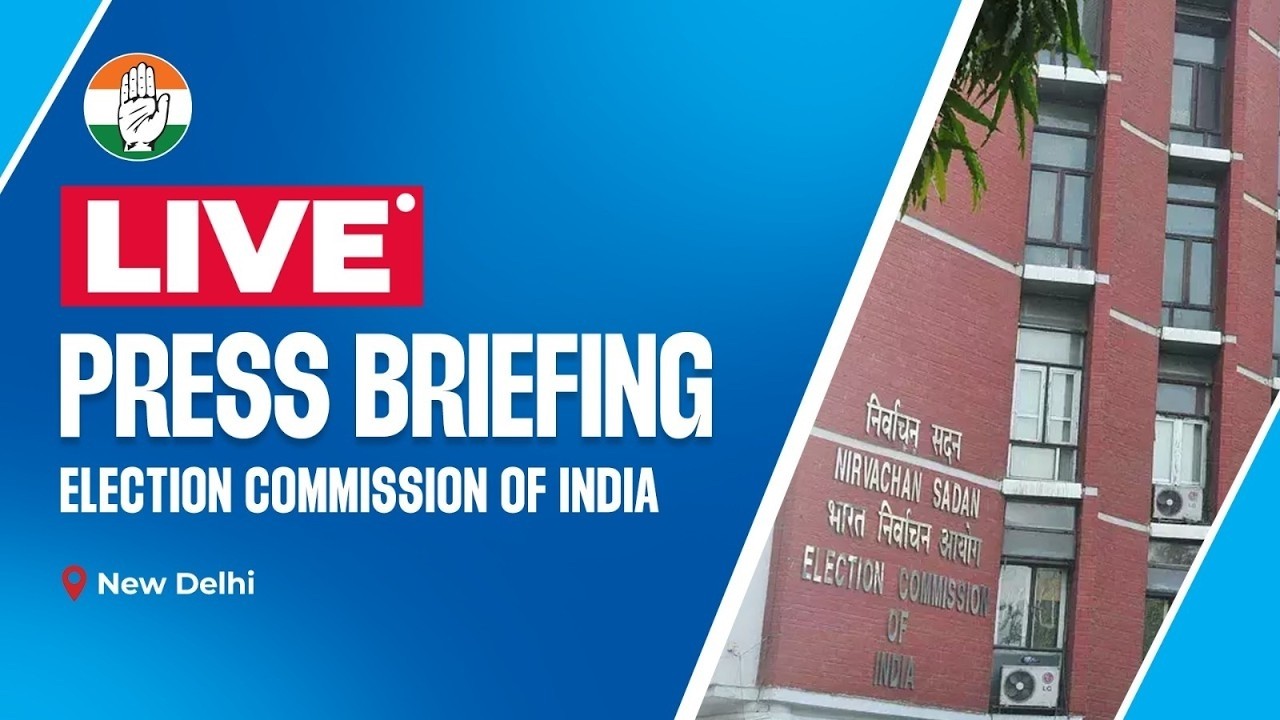 LIVE: Press Briefing | Senior Congress Party Leaders | Election Commission of India, New Delhi