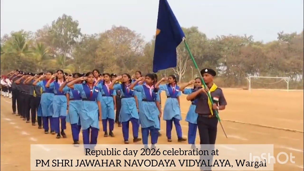 Republic day celebration 2026 at PM SHRI JAWAHAR NAVODAYA VIDYALAYA, Wargal 