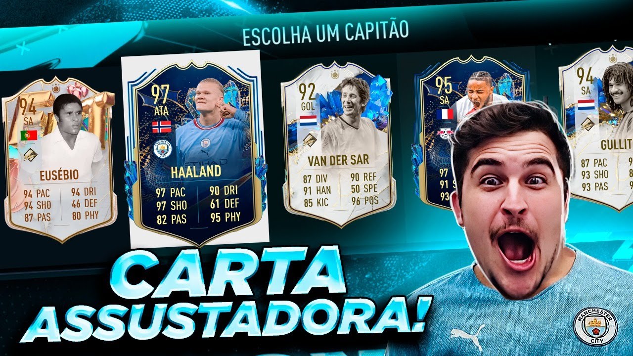 ELE É ABSURDO!! HAALAND 97 TOTS NO DRAFT MONSTRUOSO DO BANQUETA!