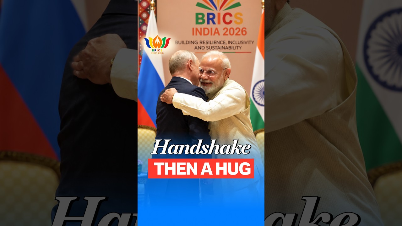 PM Modi Meets Russian President Vladimir Putin at BRICS Summit 2026