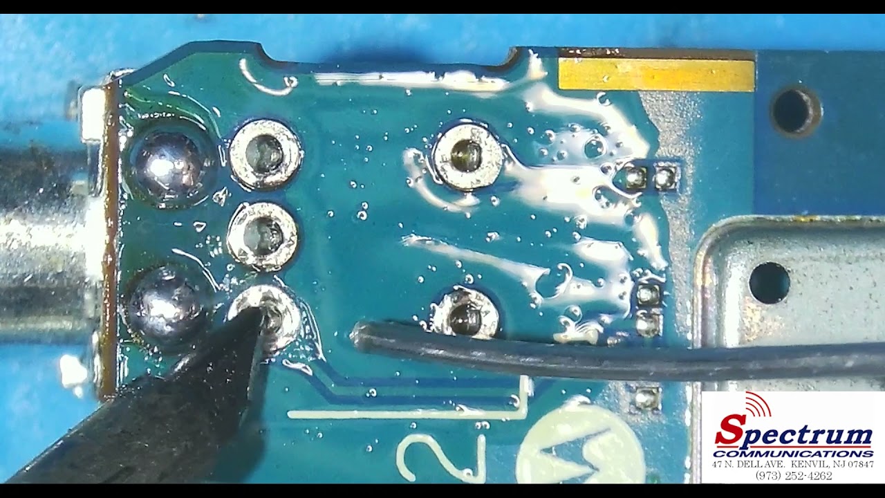 Motorola XPR-3500 Volume Pot Repair