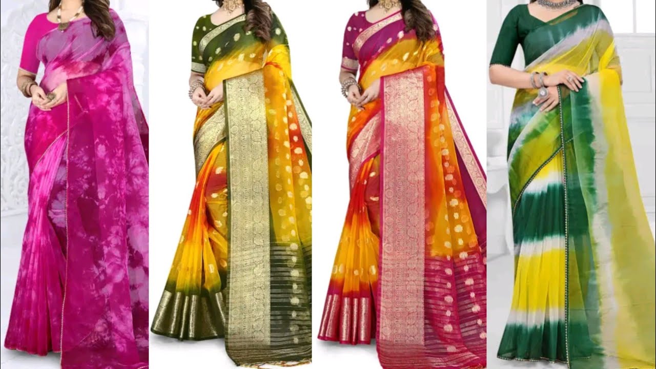Fancy Bollywood Floral Printed Saree || Printed Saree Collection || @AllShoppingLinks