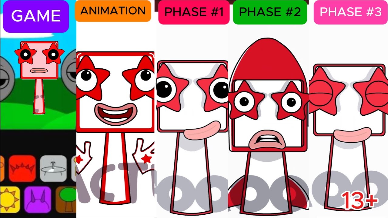 Incredibox Sprunki OC: TEN (From NumberBlocks) Game,Animation,Phase1,Phase2,Phase3  |SprunkBoost