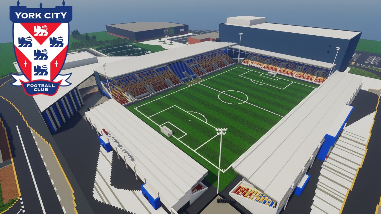 Minecraft - STADIUM - LNER Community Stadium (York City FC & YC Knights) [Official] + DOWNLOAD
