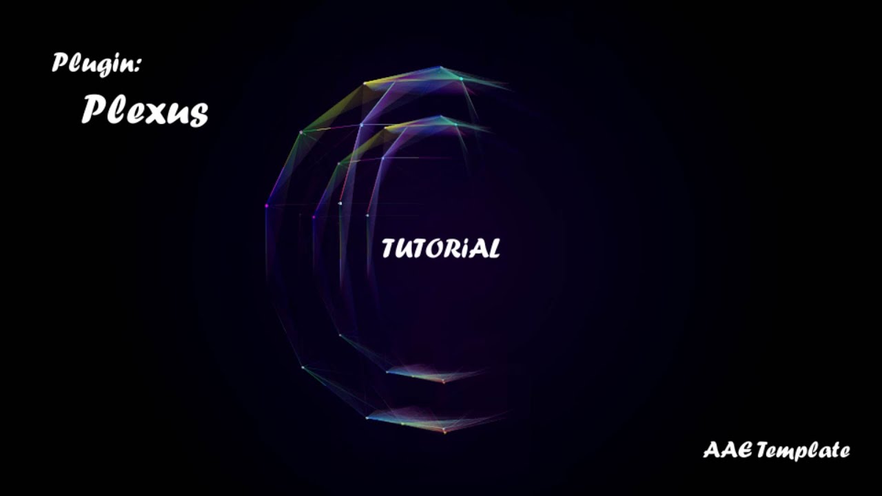 Tutorial °°° Plexus Sphere Motion in After Effects