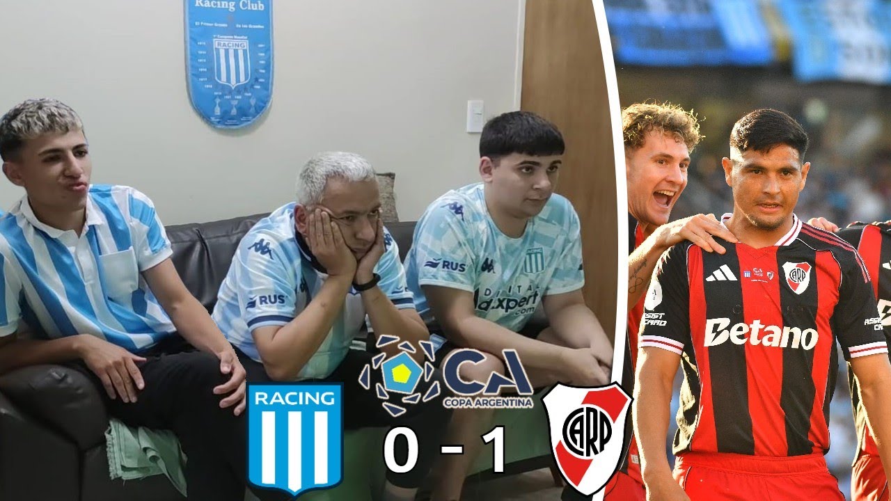 Reacción de Racing 0 - 1 River | Copa Argentina 2025 | Cuartos de final
