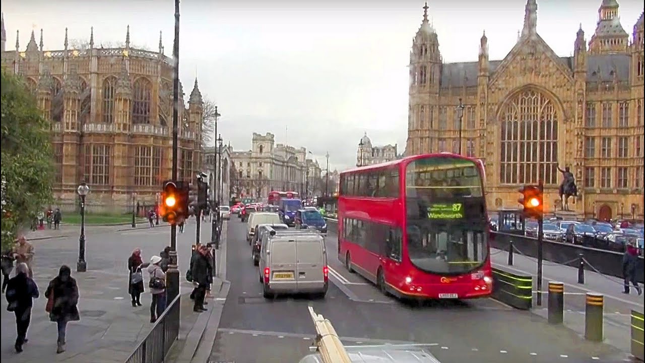 London Buses - London General SN60 BZB on Route 87 to Aldwych