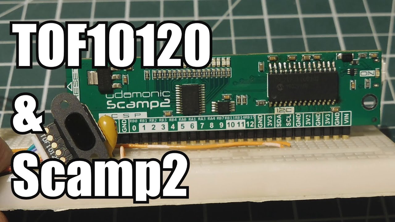 TOF Distance Sensor / Scamp2 / FlashForth