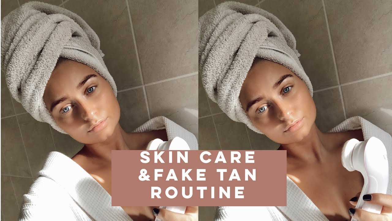 SKIN ROUTINE AND TANNING ROUTINE