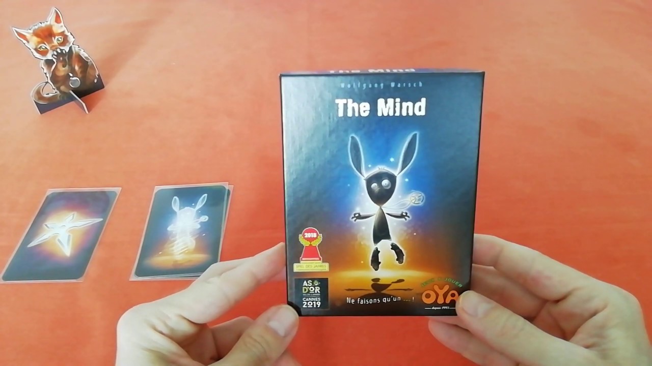 Une partie de The Mind (2 joueurs)