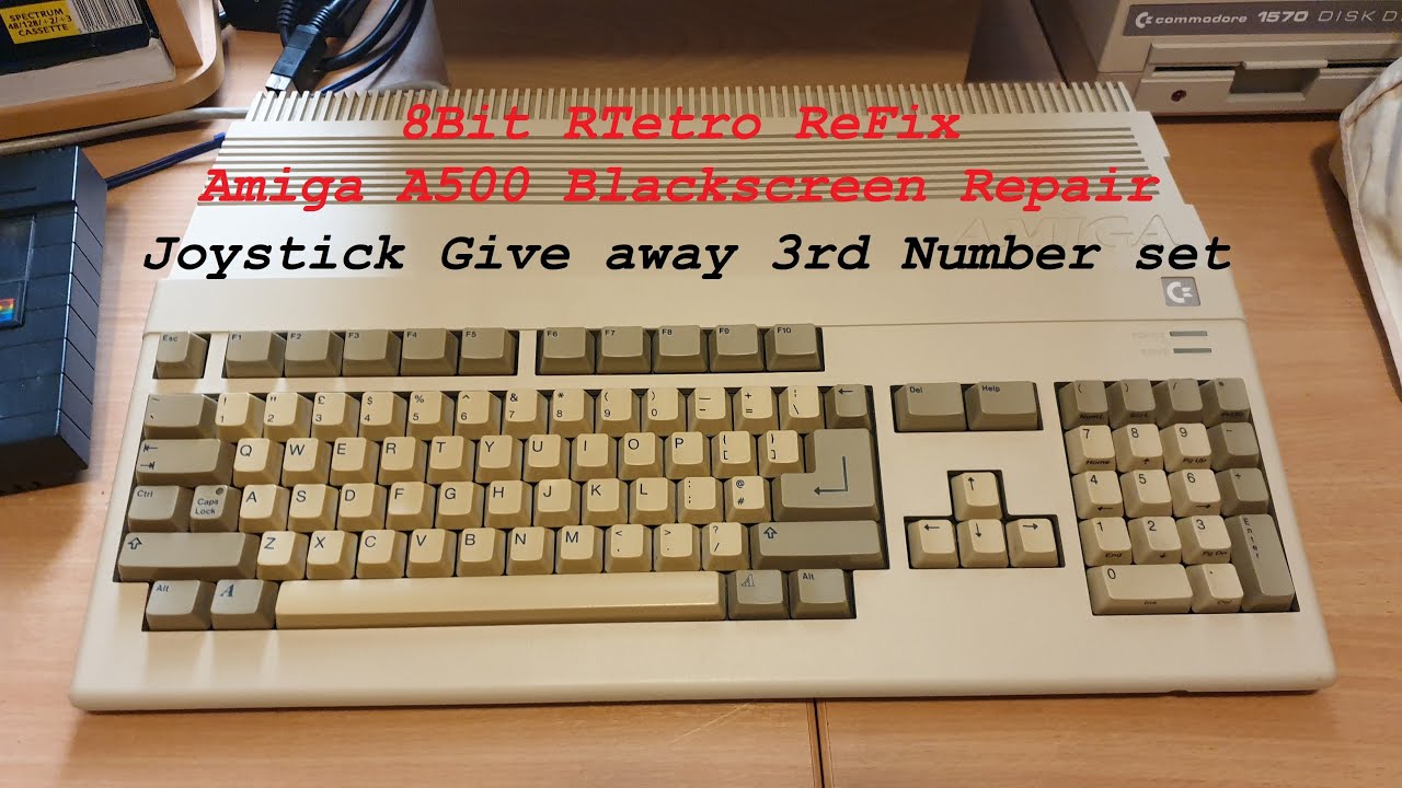 Ремонт черного экрана Amiga A500