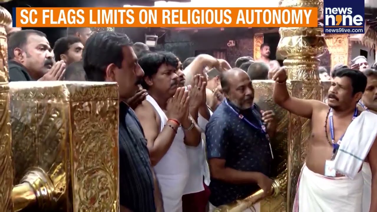 Supreme Court Draws Line On Religious Autonomy In Sabarimala Case Hearing | News9