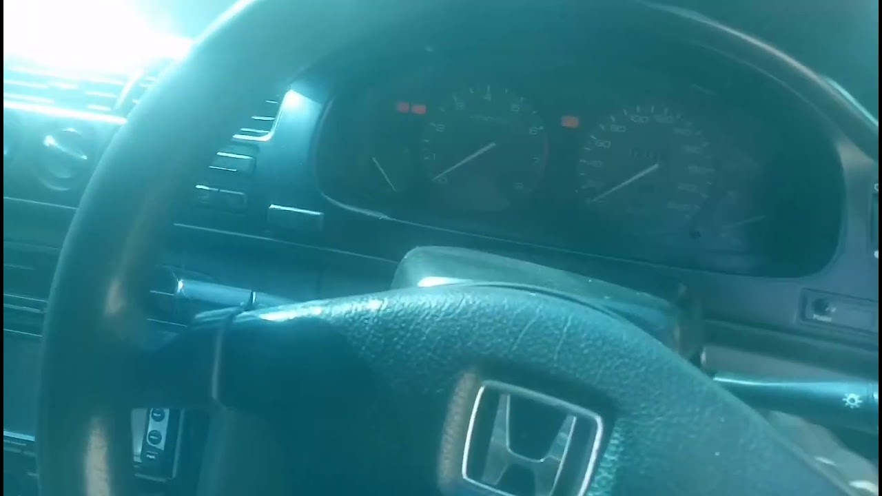 Bisa starter namun mesin tidak hidup saat mesin panas, cek engine menyala. Honda Accord Cielo 94-96
