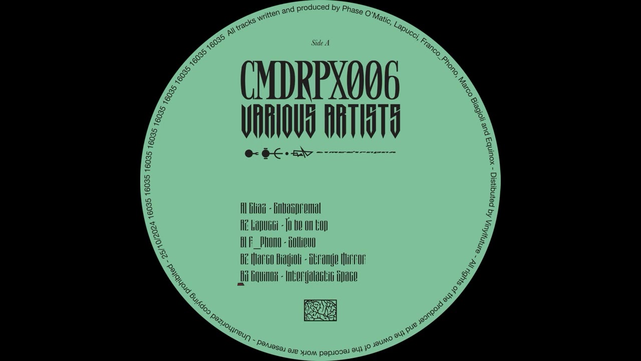 CMDRPX006 - B2 MARCO BIAGIOLI - STRANGE MIRROR