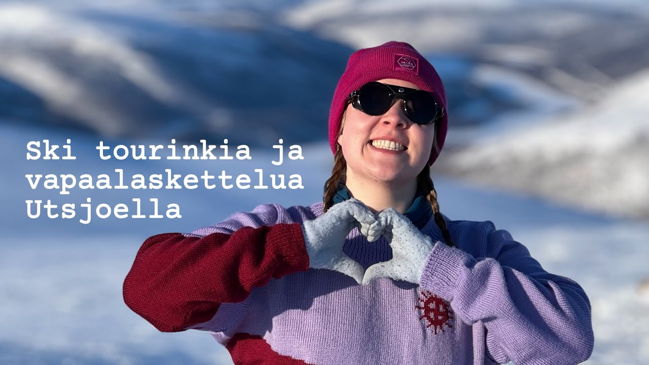 Ski tourinkia ja vapaalaskettelua Utsjoella
