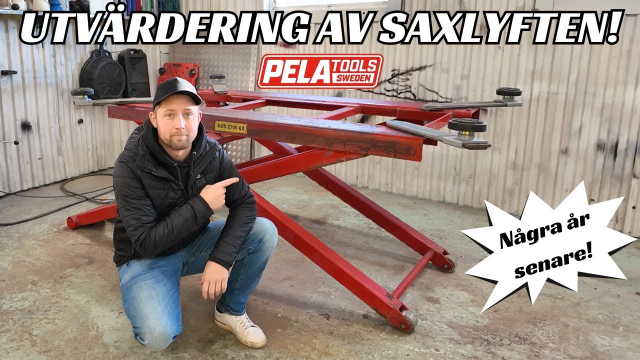 UTVÄRDERING AV SAXLYFTEN! Mina tankar & åsikter om PELA Tools billyft efter några års användning.